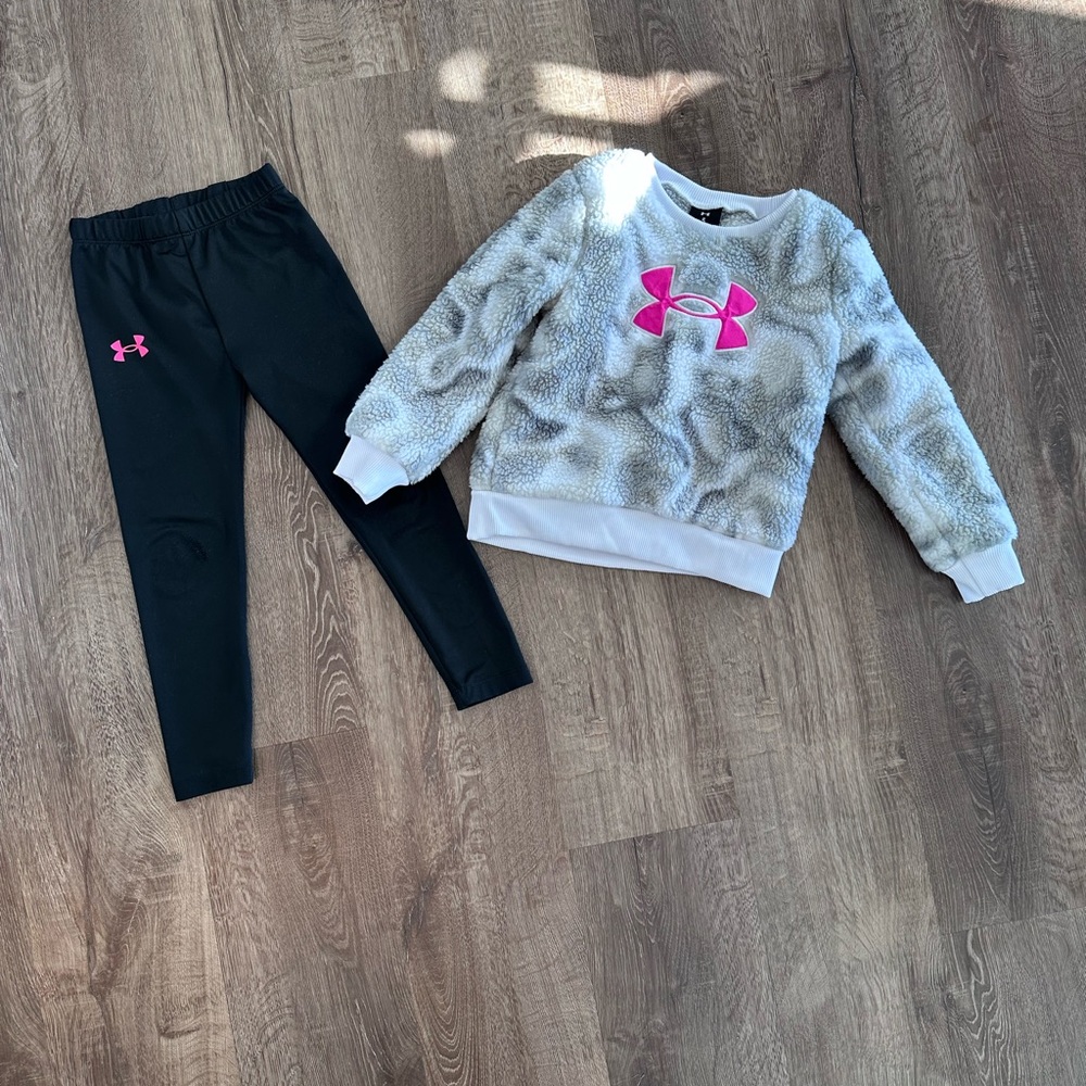 Girls Under Armour Sherpa Set